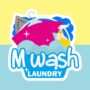 M Wash Laundry Lampersari Logo